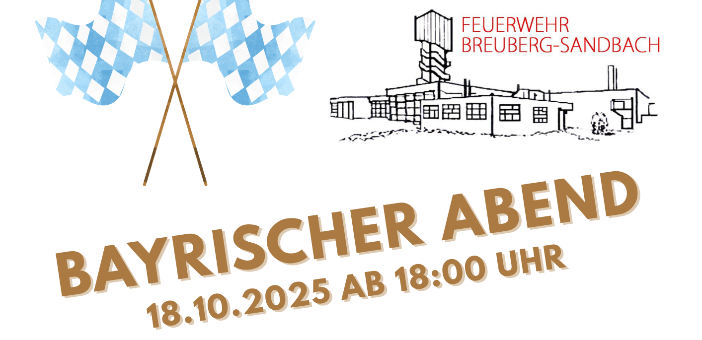 Einladung zum Bayrischen Abend 18.10.2025
